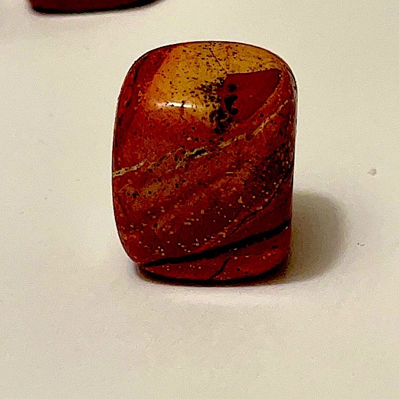 🍒BOGO🍒 Rectangle Red Jasper bits Carved & Polished ♥️ - Picture 7 of 15
